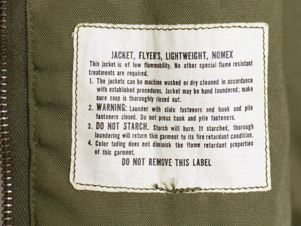 70s 米軍実物 US ARMY ヘリクルー ジャケット LARGE LONG ヴィンテージ 79年製 ミリタリー ボンバー フライト CVC タンカース ノーメックス