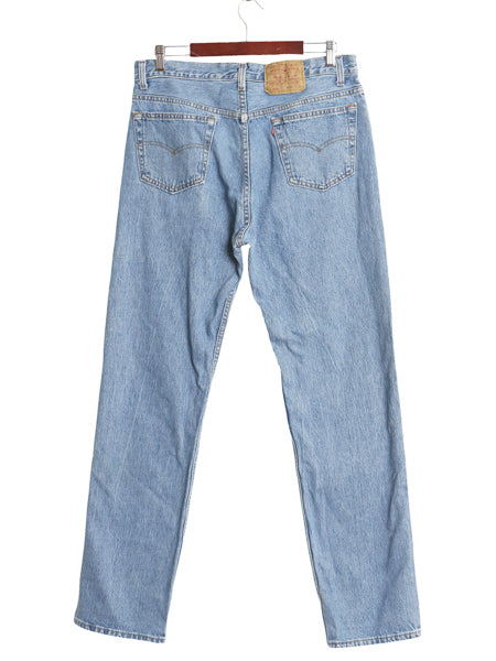 90s USA製 リーバイス 501 デニム パンツ メンズ 36 34 古着 オールド ジーンズ ジーパン ストレート ボタンフライ ボトムス アタリ 赤タブ