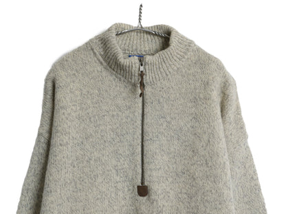 90s USA製 ペンドルトン x Outdoors Man ハーフジップ ニット セーター メンズ XL / オールド ハイネック プルオーバー 無地 大きいサイズ