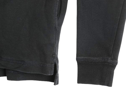 ラコステ ハーフジップ コットン ニット スウェット メンズ M / トレーナー ハイネック リブ編み セーター ワンポイント ブラック シンプル