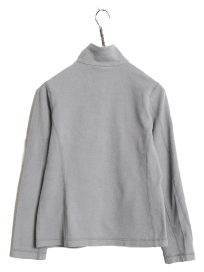 パタゴニア マイクロD ハーフジップ フリース プルオーバー レディース S / 古着 アウトドア ロンT 長袖 Tシャツ ハイネック インナー 企業