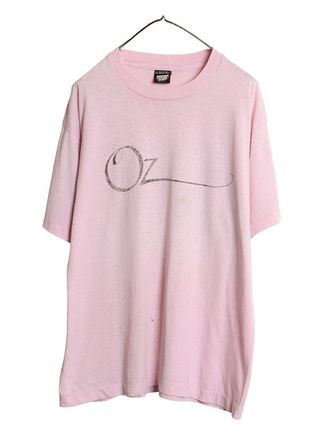 80s USA製 オズの魔法使い プリント 半袖 Tシャツ メンズ XL / ヴィンテージ グラフィック 映画 ムービー シングルステッチ 大きいサイズ