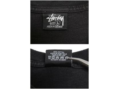 ステューシー ストロベリー イラスト プリント Tシャツ メンズ L 古着 ヘビーウェイト コットン イチゴ グラフィック アート ロゴ ブラック