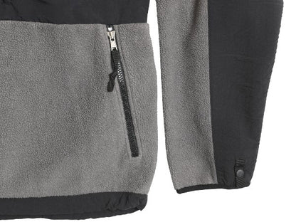 ノースフェイス デナリ ジャケット レディース XL / 古着 フリース ナイロン フルジップ ハイネック ブルゾン 大きいサイズ ツートン 灰 黒