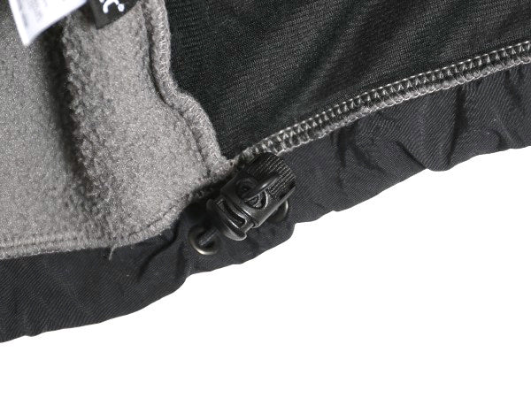 ノースフェイス デナリ ジャケット レディース XL / 古着 フリース ナイロン フルジップ ハイネック ブルゾン 大きいサイズ ツートン 灰 黒