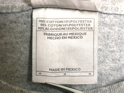 00s ナイキ センター スモール スウッシュ 刺繍 長袖 Tシャツ メンズ M / オールド ロンT ロングスリーブ ロゴT ワンポイント トップス 灰