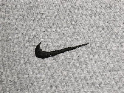 00s ナイキ センター スモール スウッシュ 刺繍 長袖 Tシャツ メンズ M / オールド ロンT ロングスリーブ ロゴT ワンポイント トップス 灰