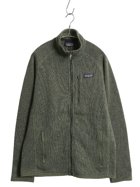 パタゴニア ベターセーター ジャケット メンズ M 古着 18年製 フリース セーター フルジップ ブルゾン ハイネック アウトドア ワンポイント