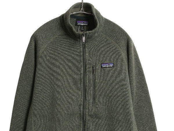パタゴニア ベターセーター ジャケット メンズ M 古着 18年製 フリース セーター フルジップ ブルゾン ハイネック アウトドア ワンポイント