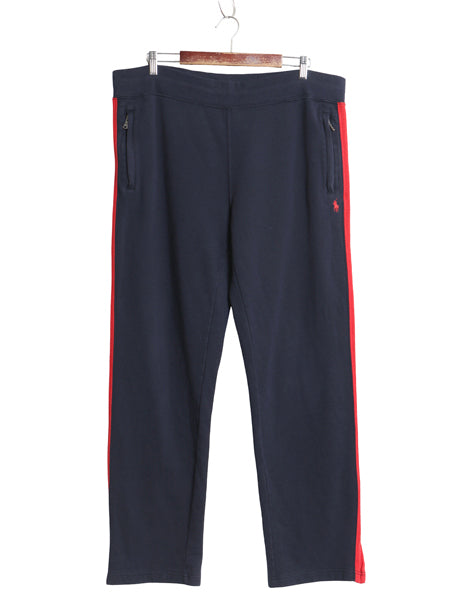 00s ポロ ラルフローレン スウェット トラック パンツ メンズ XL / オールド トレーナー ストレート ワンポイント ツートン 大きいサイズ