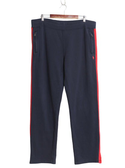 00s ポロ ラルフローレン スウェット トラック パンツ メンズ XL / オールド トレーナー ストレート ワンポイント ツートン 大きいサイズ
