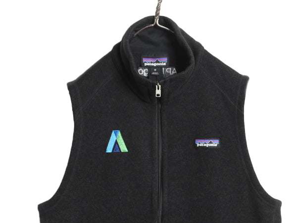 パタゴニア ベターセーター ベスト レディース M / 16年製 フリース セーター 前開き フルジップ アウトドア ハイネック 重ね着 ブラック