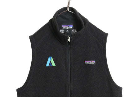パタゴニア ベターセーター ベスト レディース M / 16年製 フリース セーター 前開き フルジップ アウトドア ハイネック 重ね着 ブラック