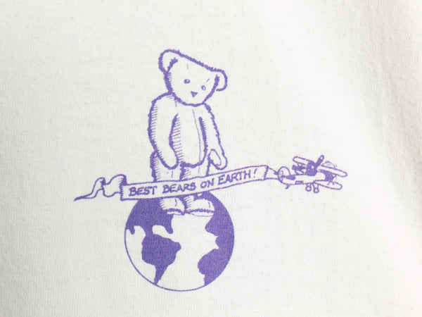 90s USA製 テディベア イラスト プリント Tシャツ メンズ レディース XL オールド 企業 グラフィック キャラクター アニマル 大きいサイズ