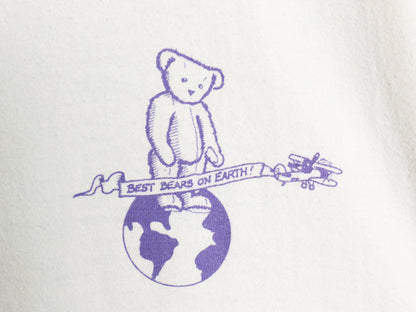 90s USA製 テディベア イラスト プリント Tシャツ メンズ レディース XL オールド 企業 グラフィック キャラクター アニマル 大きいサイズ