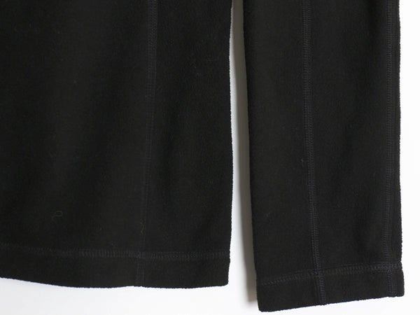 パタゴニア マイクロD ハーフジップ フリース プルオーバー レディース S / 19年製 トップス アウトドア ロンT 長袖Tシャツ ハイネック 黒