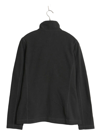 パタゴニア マイクロD ハーフジップ フリース プルオーバー レディース S / 19年製 トップス アウトドア ロンT 長袖Tシャツ ハイネック 黒