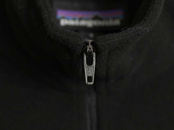 パタゴニア マイクロD ハーフジップ フリース プルオーバー レディース S / 19年製 トップス アウトドア ロンT 長袖Tシャツ ハイネック 黒