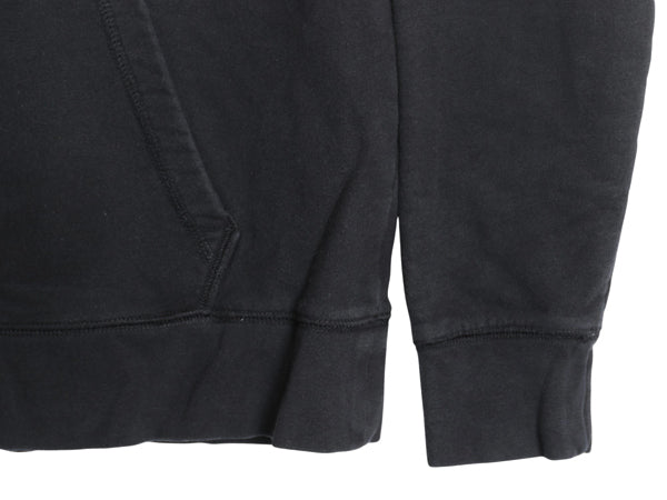 ノースフェイス スウェット フード パーカー メンズ L / 裏起毛 ロゴ 刺繍 プルオーバー トレーナー アウトドア ヘビーウェイト ブラック