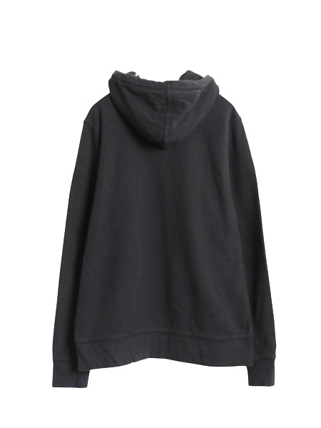 ノースフェイス スウェット フード パーカー メンズ L / 裏起毛 ロゴ 刺繍 プルオーバー トレーナー アウトドア ヘビーウェイト ブラック