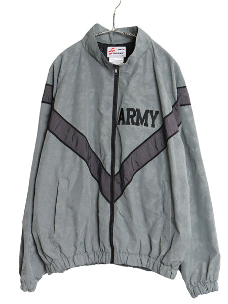 00s 米軍実物 US ARMY ACU 迷彩 リフレクター ナイロン トレーニング ジャケット MEDIUM REGULAR / 05年製 オールド ミリタリー IPFU 軍物