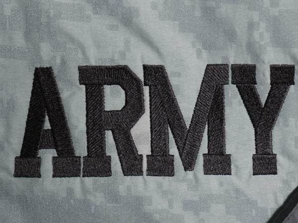 00s 米軍実物 US ARMY ACU 迷彩 リフレクター ナイロン トレーニング ジャケット MEDIUM REGULAR / 05年製 オールド ミリタリー IPFU 軍物