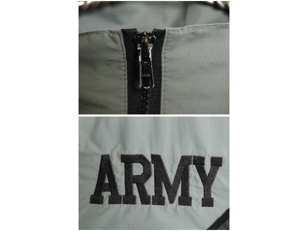 90s 米軍実物 US ARMY ナイロン トレーニング ジャケット MEDIUM REGULAR 古着 99年製 オールド ミリタリー IPFU 軍物 ブルゾン ジャンパー