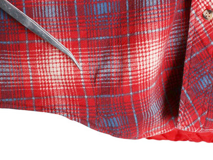 80s Outdoor Exchange チェック 長袖 フランネル シャツ メンズ XL / ヴィンテージ 中綿 キルティング ライナー付き オンブレ ネルシャツ