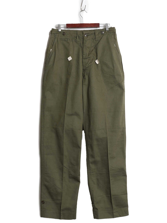 デッドストック 40s ★ 米軍実物 US ARMY M-43 フィールド パンツ 32 34 新品 ヴィンテージ ミリタリー コットン サテン アーミー 軍物 M43