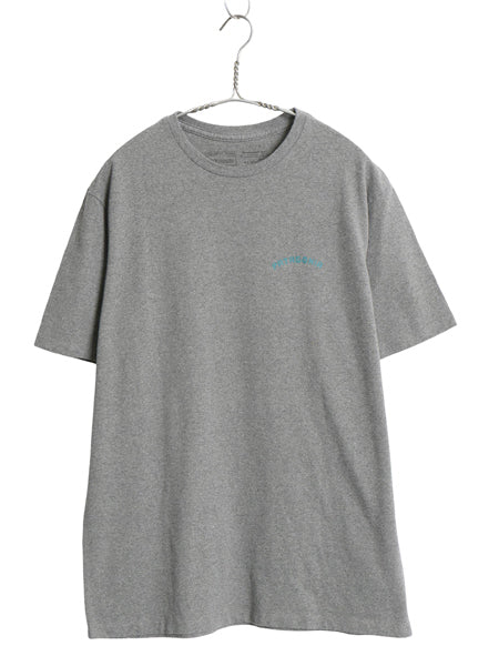 パタゴニア 両面 プリント 半袖 Tシャツ メンズ S / 20年製 アウトドア グラフィック アート イラスト フィッツロイ カットソー トップス
