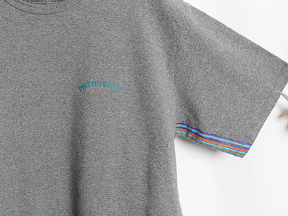 パタゴニア 両面 プリント 半袖 Tシャツ メンズ S / 20年製 アウトドア グラフィック アート イラスト フィッツロイ カットソー トップス