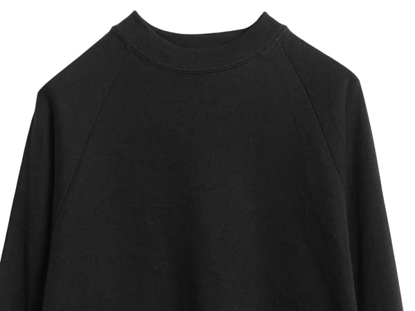 デッドストック 80s USA製 ジャージーズ 無地 スウェット メンズ レディース L 新品 ヴィンテージ トレーナー 裏起毛 ブランク トップス 黒