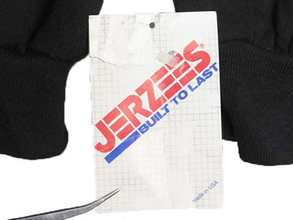 デッドストック 80s USA製 ジャージーズ 無地 スウェット メンズ レディース L 新品 ヴィンテージ トレーナー 裏起毛 ブランク トップス 黒