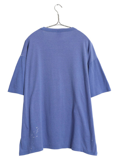 80s USA製 ワーナー タズマニアンデビル プリント 半袖 Tシャツ メンズ XL / ヴィンテージ キャラクター イラスト シングルステッチ ブルー