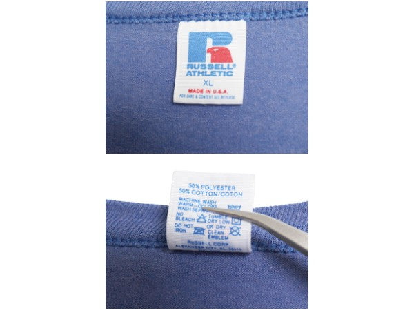 80s USA製 ワーナー タズマニアンデビル プリント 半袖 Tシャツ メンズ XL / ヴィンテージ キャラクター イラスト シングルステッチ ブルー