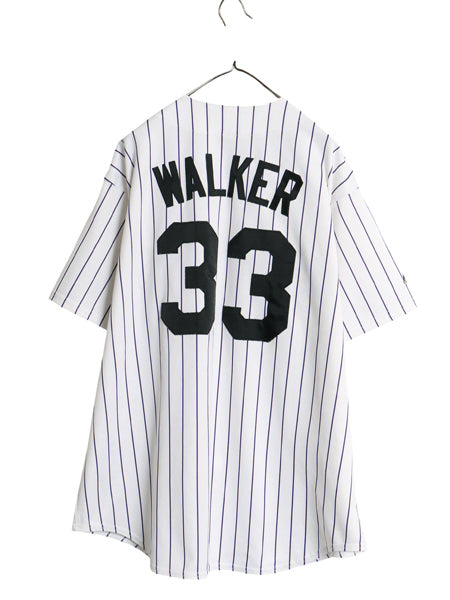 USA製 ロッキーズ ベースボール シャツ メンズ XXL MLB オフィシャル マジェスティック 大リーグ ユニフォーム ゲームシャツ 大きいサイズ