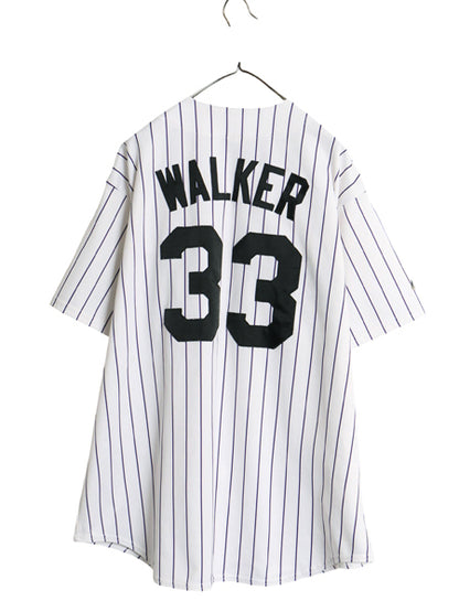 USA製 ロッキーズ ベースボール シャツ メンズ XXL MLB オフィシャル マジェスティック 大リーグ ユニフォーム ゲームシャツ 大きいサイズ