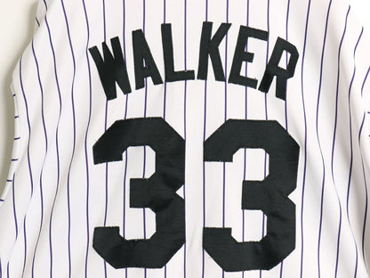 USA製 ロッキーズ ベースボール シャツ メンズ XXL MLB オフィシャル マジェスティック 大リーグ ユニフォーム ゲームシャツ 大きいサイズ