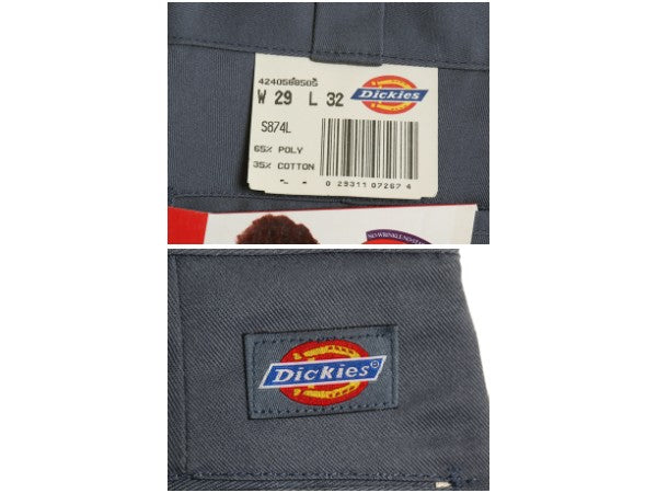 デッドストック 90s USA製 ディッキーズ 874 チノ ワーク パンツ メンズ 29 32 / 新品 未使用 オールド スラックス チノパン ストレート 灰