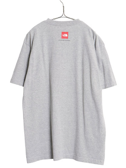 00s ノースフェイス フォト プリント Tシャツ メンズ L / オールド アウトドア キャンプ イラスト グラフィック カットソー ヘビーウェイト