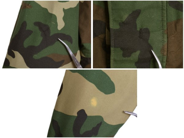 民間 ECWCS ゴアテックス ウッドランドカモ 迷彩 ミリタリー ジャケット SMALL SHORT 古着 US ARMY 1st GEN タイプ 軍物 マンパ ジャンパー