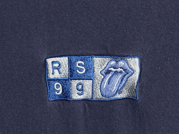 90s USA製 ★ ローリング ストーンズ ツアー ロゴ 刺繍 Tシャツ メンズ XL オールド オフィシャル リップ&タン バンド ロック 大きいサイズ