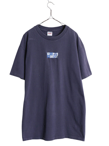 90s USA製 ★ ローリング ストーンズ ツアー ロゴ 刺繍 Tシャツ メンズ XL オールド オフィシャル リップ&タン バンド ロック 大きいサイズ