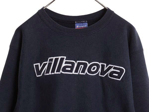 00s チャンピオン リバースウィーブ カレッジ 刺繍 スウェット メンズ M / 古着 オールド トレーナー 裏起毛 ヘビーウェイト クルーネック