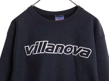 00s チャンピオン リバースウィーブ カレッジ 刺繍 スウェット メンズ M / 古着 オールド トレーナー 裏起毛 ヘビーウェイト クルーネック