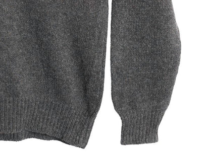 80s USA製 エルエルビーン ショールカラー ニット セーター メンズ M / ヴィンテージ アウトドア ウール 無地 シンプル チャコール グレー