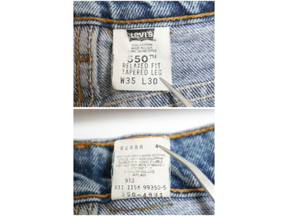 90s USA製 リーバイス 550 デニム パンツ メンズ 35 30 / 古着 オールド リラックス フィット テーパード ジーンズ ジーパン Gパン 赤タブ