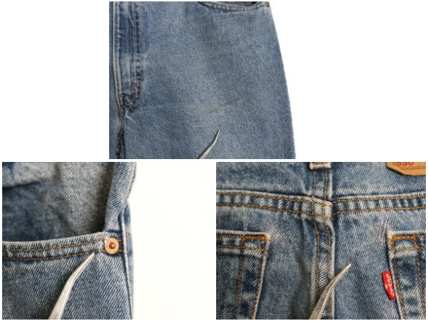 90s USA製 リーバイス 550 デニム パンツ メンズ 35 30 / 古着 オールド リラックス フィット テーパード ジーンズ ジーパン Gパン 赤タブ