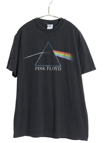 00s ピンクフロイド グラフィック プリント Tシャツ メンズ L / オールド オフィシャル バンド ロック アート イラスト ヘビーウェイト 黒