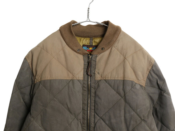 エディーバウアー スカイライナー ダウン ジャケット メンズ XL 古着 550フィル 日の出タグ バウアーダウン 1936 復刻モデル キルティング 